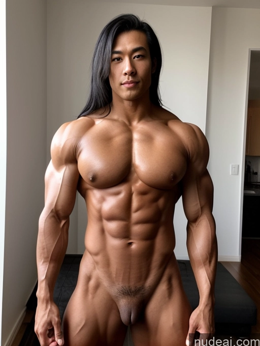 related ai porn images free for One Asian Perfect Boobs 20s Bodybuilder Muscular Black Hair Long Hair Front View Abs Skinny