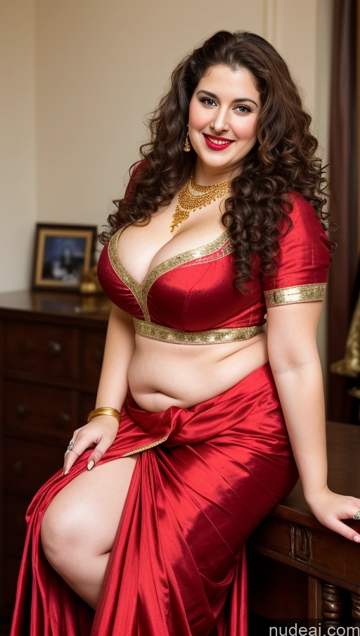 related ai porn images free for Milf Busty Beautiful Lipstick Fairer Skin 20s Happy Seductive Brunette Curly Hair Russian Party Front View Straddling Sari Blouse Dirndl Victorian Cleavage Gold Jewelry Chubby Fat Thick Big Hips