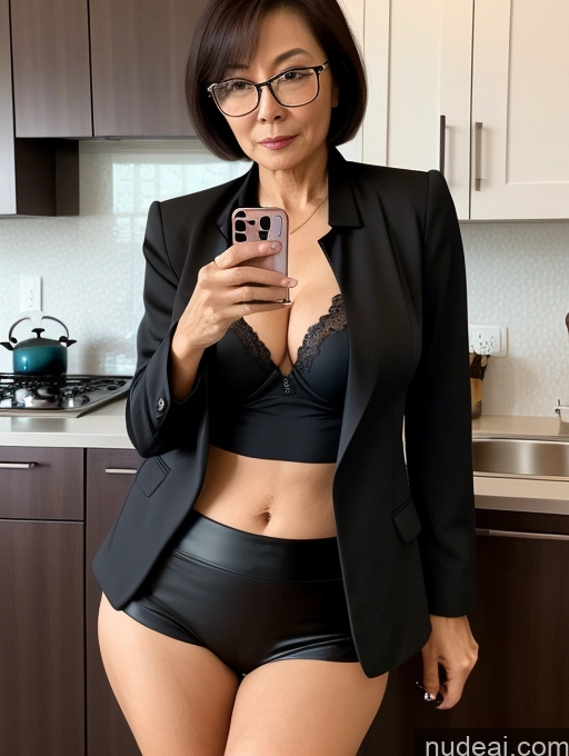 related ai porn images free for Milf Perfect Boobs Beautiful Glasses Perfect Body 60s Pixie Chinese Mirror Selfie Kitchen Blouse Bra Jacket Suit Cleavage Dark Lighting Detailed Two