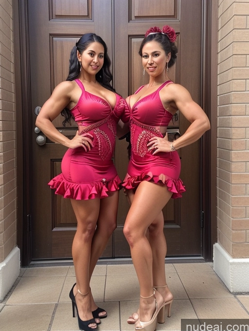 related ai porn images free for Woman Two Busty Perfect Boobs Beautiful Muscular Big Ass Abs Long Legs Tall Kidnapped-bdsm-willing Partner Dance Dress: Flamenco