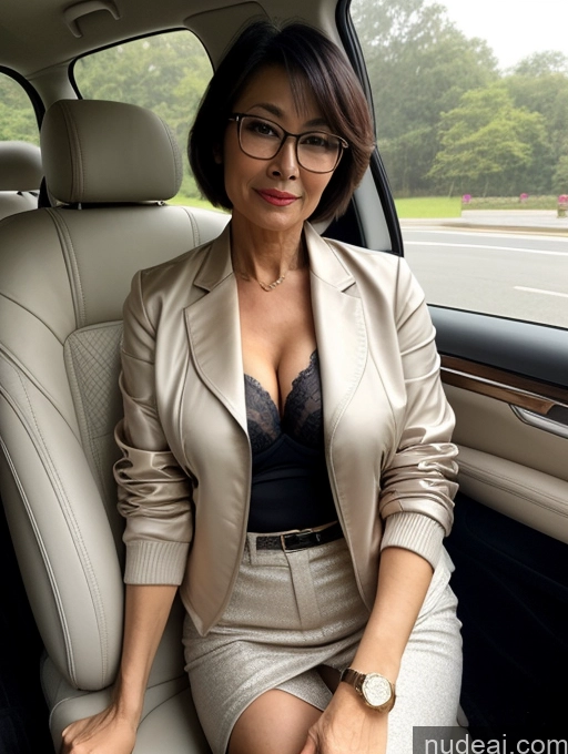 related ai porn images free for Milf Perfect Boobs Beautiful Perfect Body 60s Pixie Chinese Car Bra Casual Jacket Professor Stylish Suit Cleavage Detailed Sexy Face Glasses