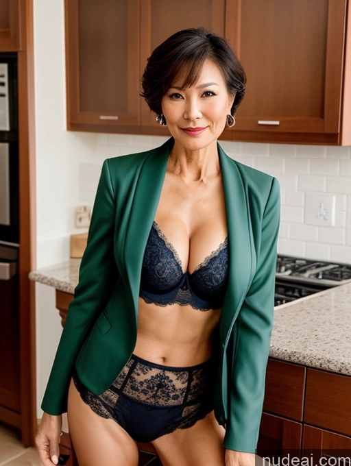 related ai porn images free for Milf Perfect Boobs Beautiful Perfect Body 60s Pixie Chinese Kitchen Bra Casual Jacket Professor Stylish Suit Cleavage Detailed Sexy Face