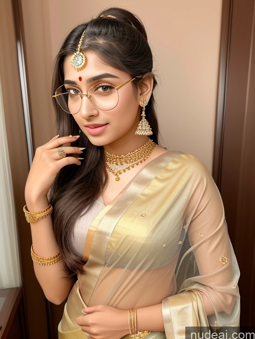 related ai porn images free for Sorority Beautiful 18 Ponytail Indian Diamond Jewelry Gold Jewelry Jewelry Thin Round Glasses Sari Sexy Attire Temptation