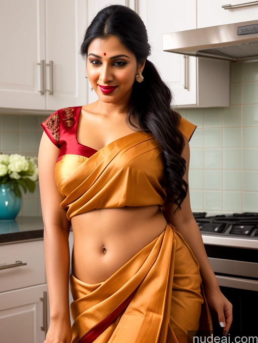 related ai porn images free for Woman One Perfect Boobs Beautiful Lipstick Big Ass Long Legs Perfect Body 30s Happy Seductive Pouting Lips Ponytail Indian Front View Spreading Legs Dress Sari Traditional Kitchen