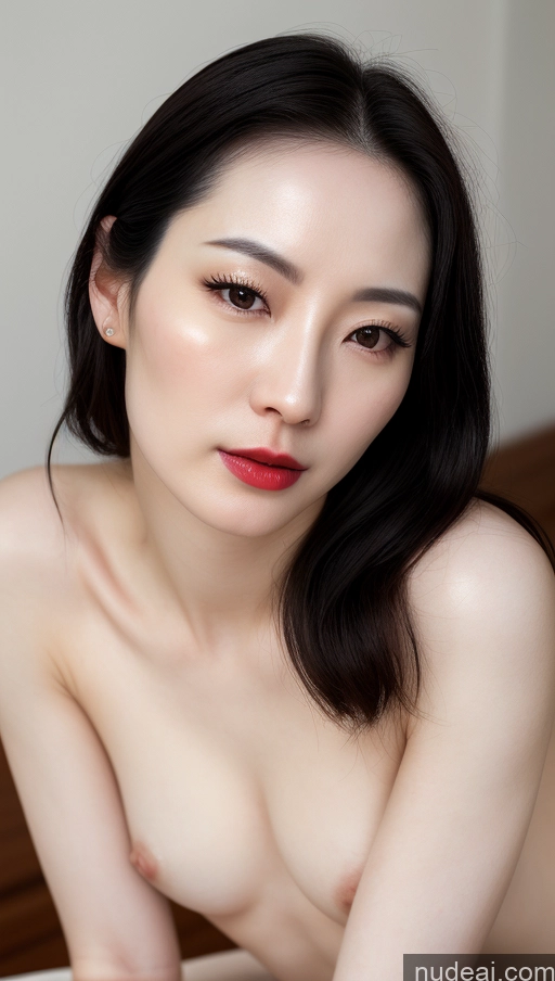 related ai porn images free for Woman One Beautiful Black Hair Detailed Korean 30s Fairer Skin Lipstick Skin Detail (beta) Slicked Small Tits