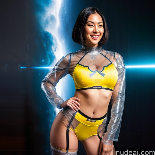 related ai porn images free for Perfect Boobs Small Tits Perfect Body 30s Laughing Orgasm Black Hair Front View Superhero Bobcut Transparent Space Suit Partially Nude Cyborg Polynesian Sci-fi Armor Sports Bra