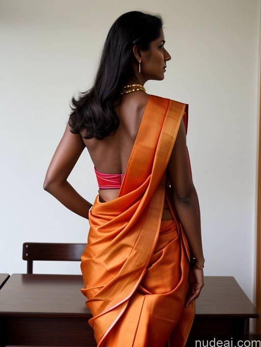 related ai porn images free for Short Pubic Hair Tanned Skin Dark Skin Thick 30s Shocked Indian Teacher Sari Back View