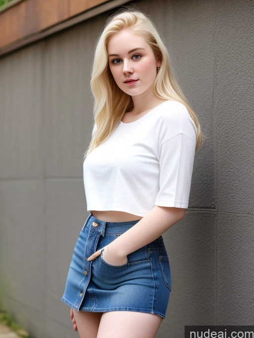 related ai porn images free for Thick Fairer Skin 18 Blonde Jeans Mini Skirt