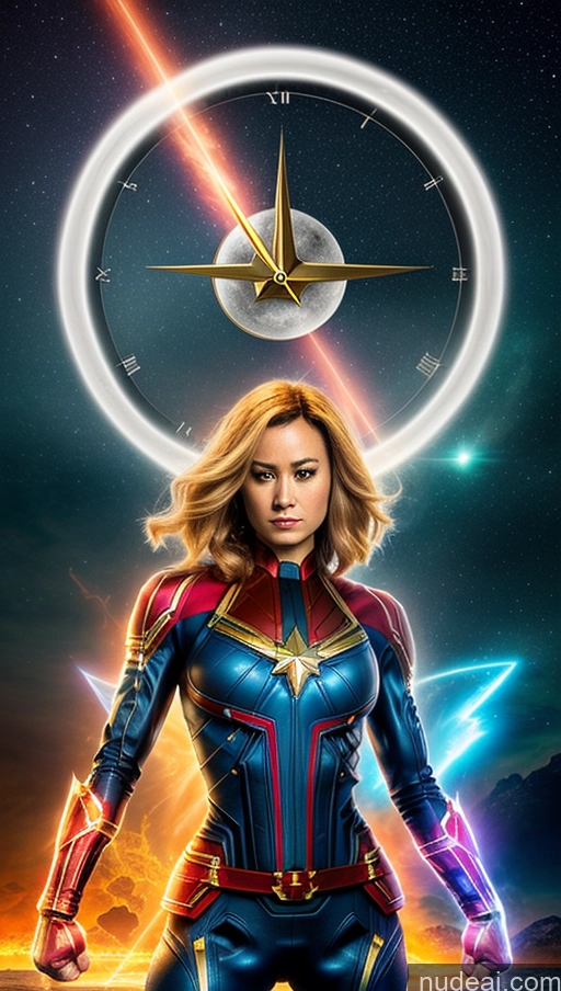 related ai porn images free for Several Muscular Abs Powering Up Captain Marvel Busty Perfect Boobs Surrealist Superhero Cyborg