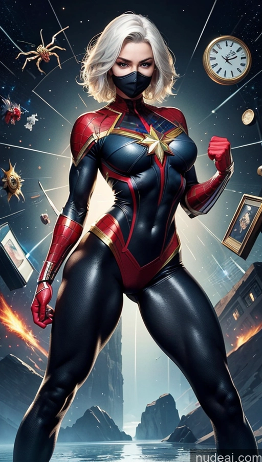 related ai porn images free for Several Muscular Abs Captain Marvel Perfect Boobs Surrealist Superhero Bodybuilder Black Cat Powering Up