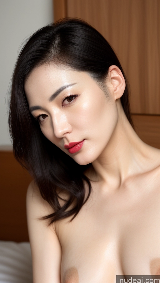 related ai porn images free for Woman One Small Tits Lipstick Fairer Skin Black Hair Slicked Korean Skin Detail (beta) Detailed Beautiful 40s