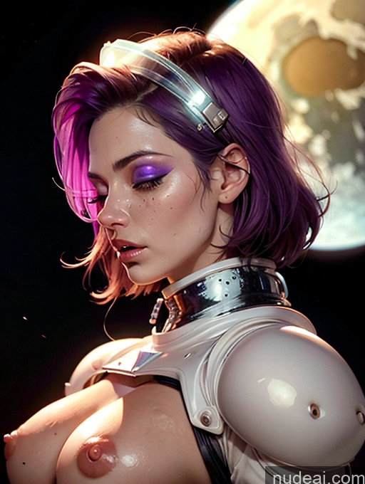 related ai porn images free for Milf Busty Perfect Boobs Skin Detail (beta) Close-up View Bra Pull Down Pubic Hair Orgasm Sci-fi Armor Futuristic Purple Hair Space Suit Dark Lighting Moon