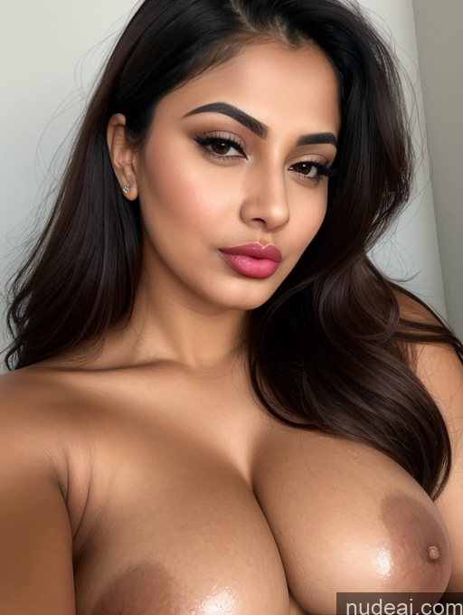 ai nude image of a close up of a woman with a big breast posing for a picture pics of Woman Busty Perfect Boobs 20s Sexy Face Pouting Lips Indian Nude Two