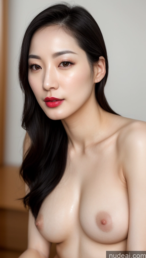 related ai porn images free for Woman One Small Tits Beautiful Lipstick Fairer Skin 30s Black Hair Slicked Korean Skin Detail (beta) Detailed