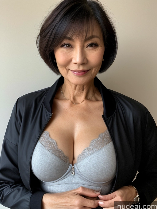 related ai porn images free for Milf Perfect Boobs Beautiful Skinny Perfect Body Short Hair 70s Chinese Blouse Bra Casual Jacket Professor Stylish Dark Lighting Detailed