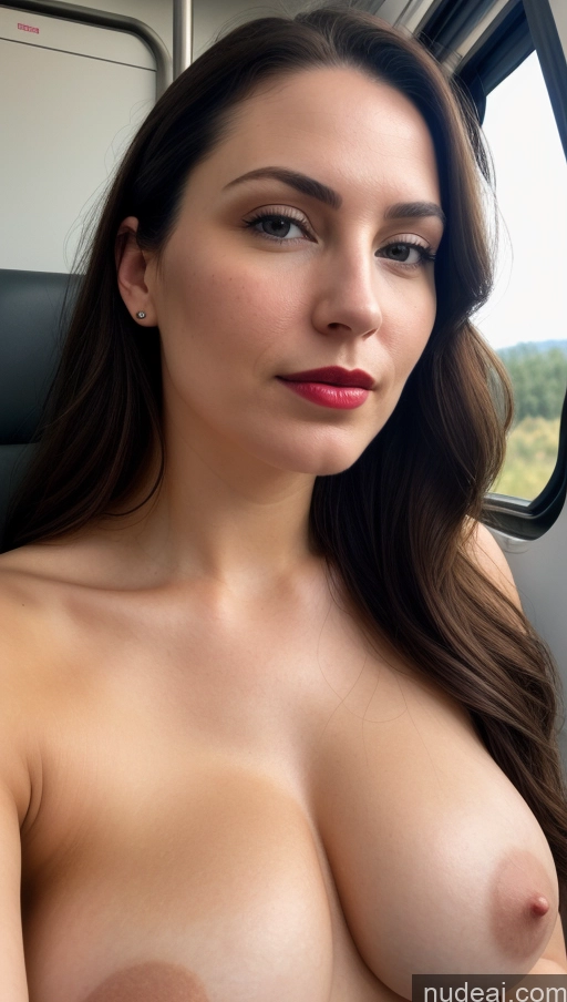 related ai porn images free for Woman One Beautiful Lipstick Fairer Skin 30s Close-up View Train Skin Detail (beta) Detailed Simple Slicked Native American Busty Small Tits