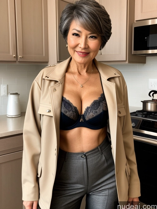 related ai porn images free for Milf Perfect Boobs Beautiful Perfect Body Pixie Chinese Kitchen Bra Casual Jacket Professor Stylish Suit Cleavage Detailed Sexy Face 70s