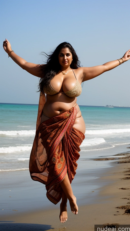 related ai porn images free for Milf Huge Boobs Beautiful Tattoos Big Ass Thick Tall Long Hair Dark Skin 60s Indian Dark Lighting Sexy Face One Fat Seductive Jumping Ginger Front View Big Hips Sari Beach