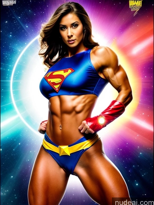 related ai porn images free for Several Perfect Boobs Muscular Abs Superhero Superheroine Powering Up Dynamic View Trans Girl With Erect Penis Film Photo