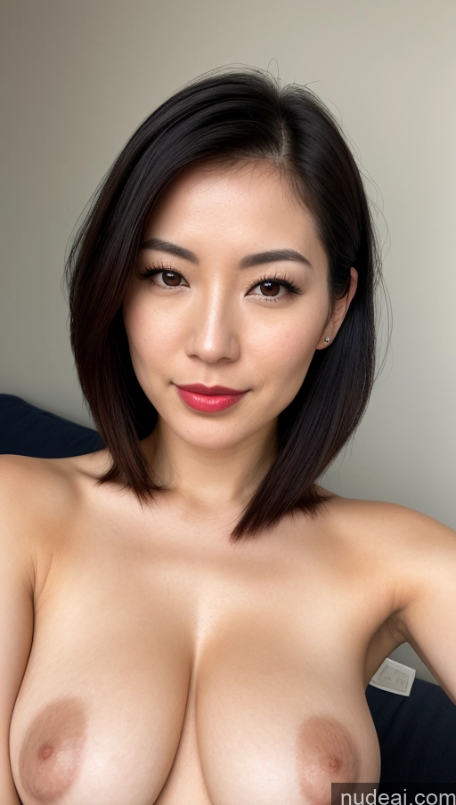 related ai porn images free for Woman One Beautiful Lipstick Fairer Skin Close-up View 30s Black Hair Japanese Bobcut Simple Skin Detail (beta) Busty Perfect Boobs