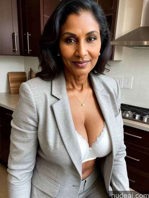 related ai porn images free for Milf Perfect Boobs Beautiful Perfect Body 70s Kitchen Bra Casual Jacket Professor Stylish Suit Cleavage Detailed Sexy Face Dark Skin Indian