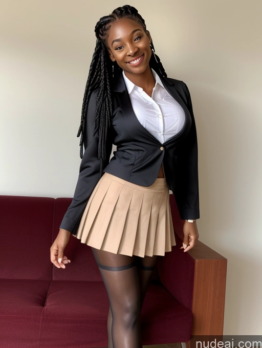 related ai porn images free for Sorority Perfect Boobs Big Ass Big Hips Long Legs Tall Perfect Body 18 Happy Black Hair Braided African Sexy Face School Uniform, Cleavage Cutout, Clothing Cutout, Pleated Skirt, Thighhighs Micro Skirt Shirt Pantyhose High Heels Jacket Couch Front View