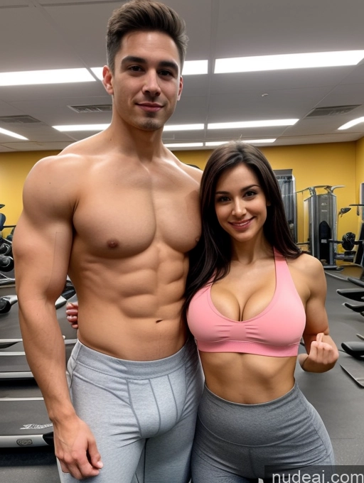 related ai porn images free for Woman + Man Two Busty Perfect Boobs Glasses Big Ass Thick Big Hips Short 20s Ahegao Brunette Bangs White Crisp Anime Gym Front View Yoga Sports Sports Bra Tank Top Yoga Pants Cleavage Muscular