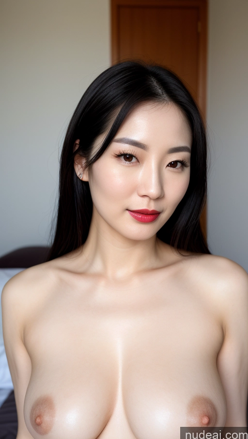 related ai porn images free for One Beautiful Lipstick Fairer Skin Slicked Korean Detailed Skin Detail (beta) 30s Black Hair Woman Perfect Boobs