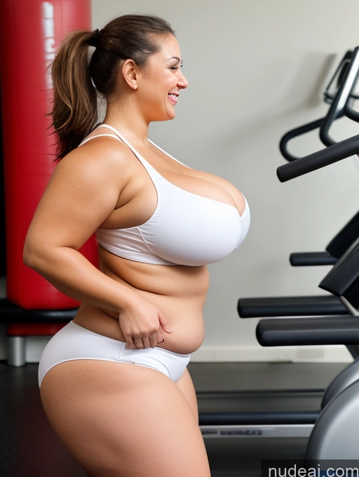 related ai porn images free for Woman One Huge Boobs Busty Sunglasses Lipstick Big Ass Thick Chubby Fat Big Hips 20s Happy Ponytail White T-pose Bikini Brunette Side View Gym