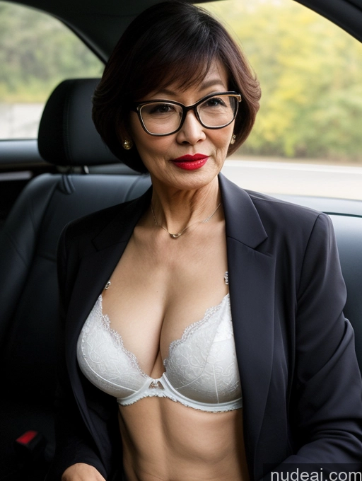 related ai porn images free for Milf Perfect Boobs Beautiful Glasses Lipstick Perfect Body Pixie Chinese Car Bra Casual Jacket Professor Stylish Suit Cleavage Dark Lighting Detailed Sexy Face 70s