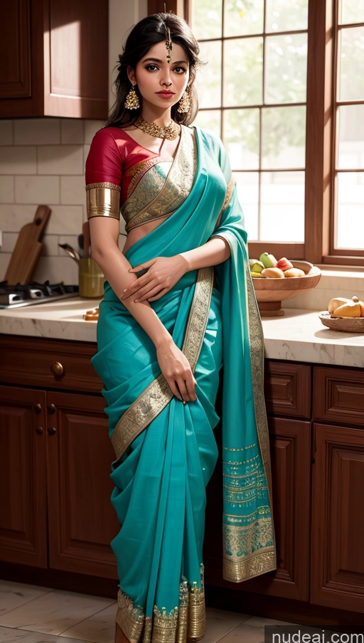 related ai porn images free for Woman Indian Sari Cooking Kitchen