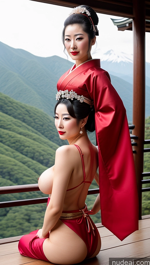 related ai porn images free for Perfect Boobs Lipstick Pubic Hair Perfect Body 30s Seductive Black Hair Long Hair Japanese Geisha High Heels Diamond Jewelry Mountains