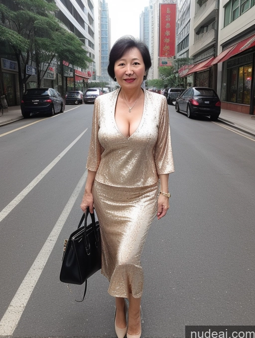 related ai porn images free for Milf Two 60s Chinese Casual Stylish Cleavage Detailed