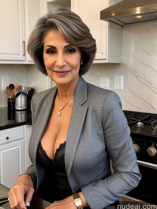 related ai porn images free for Milf Perfect Boobs Beautiful Perfect Body 70s Pixie Arabic Kitchen Bra Casual Jacket Professor Stylish Suit Cleavage Detailed Sexy Face