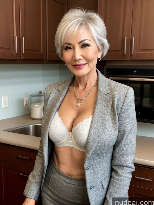 related ai porn images free for Milf Perfect Boobs Beautiful Perfect Body 70s Pixie Chinese Kitchen Bra Casual Jacket Professor Stylish Suit Cleavage Detailed Sexy Face