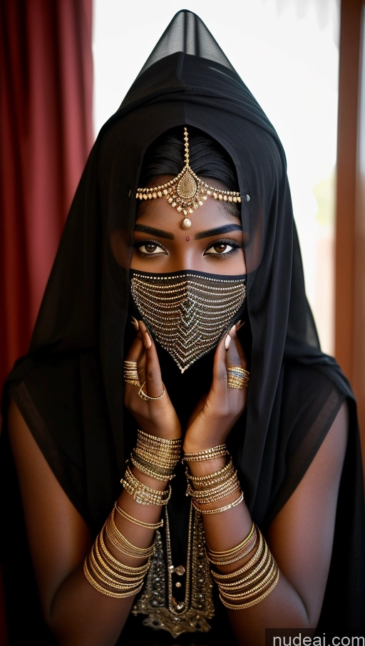 related ai porn images free for Dark_Fantasy_Style 18 Dark Skin Indian Niqab Alternative Detailed Bright Lighting