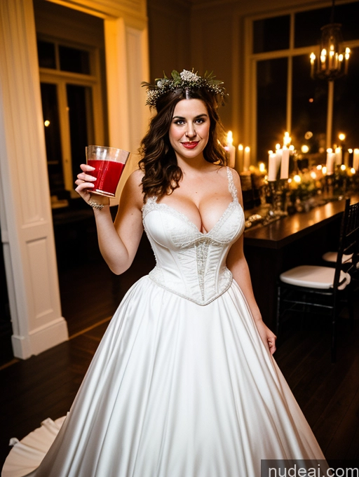 related ai porn images free for Busty Big Ass Fairer Skin Brunette Messy White Film Photo Dark Lighting Detailed Several Thick 20s Party Victorian Wedding Dress Cleavage Woman