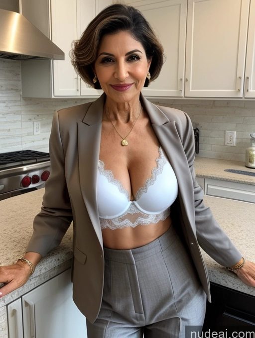 related ai porn images free for Milf Perfect Boobs Beautiful Perfect Body 70s Pixie Arabic Kitchen Bra Casual Jacket Professor Stylish Suit Cleavage Detailed Sexy Face