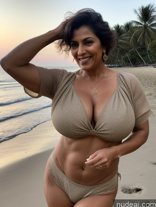 related ai porn images free for Milf Huge Boobs Beautiful Tattoos Muscular Big Ass Abs Thick Fat Big Hips Tall Dark Skin 50s Laughing Indian Dark Lighting Sexy Face Close-up View Brunette Pixie Blouse Sari Jumping Beach