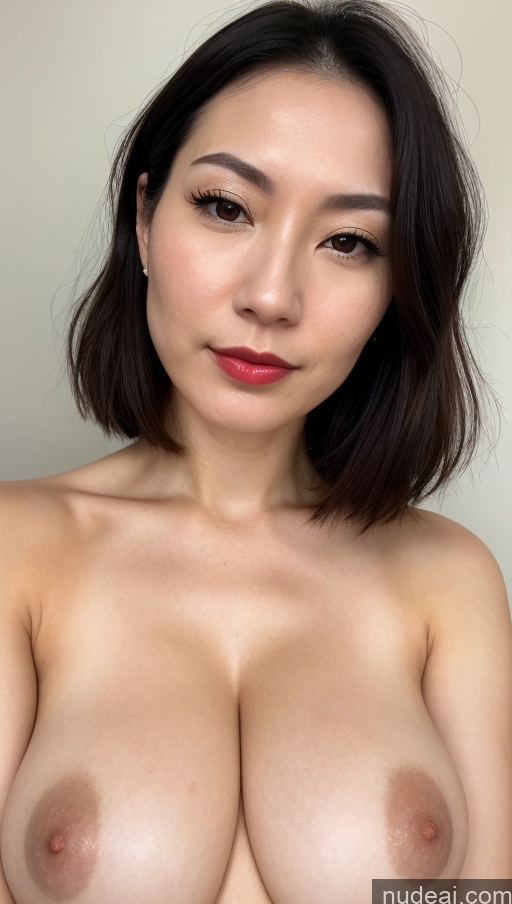 related ai porn images free for Woman One Beautiful Lipstick Fairer Skin 30s Black Hair Close-up View Huge Boobs Japanese Bobcut Skin Detail (beta)