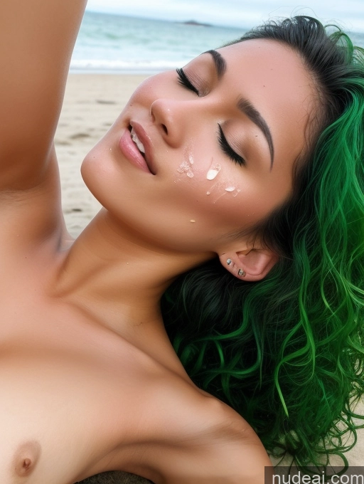 related ai porn images free for Woman Two Perfect Body Small Ass Skinny Small Tits Beautiful Curly Hair Surrealist Beach Nude Topless Side View Green Hair 18 Filipina Orgasm Cumshot