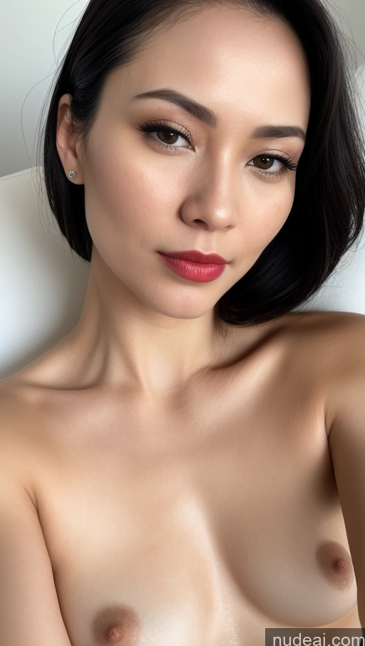 related ai porn images free for Woman One Lipstick Fairer Skin Black Hair Close-up View Detailed Slicked Skin Detail (beta) Beautiful Small Tits Filipina 30s