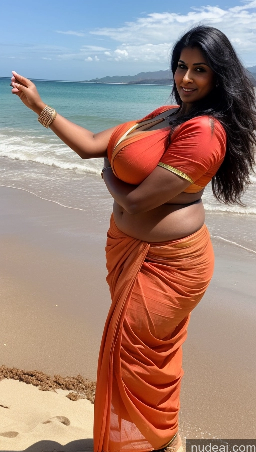 related ai porn images free for Milf Huge Boobs Beautiful Big Ass Thick Tall Dark Skin Indian Sexy Face Big Hips T-pose Tattoos Black Hair Close-up View 50s Busty Chubby Fat Blouse Sari Beach