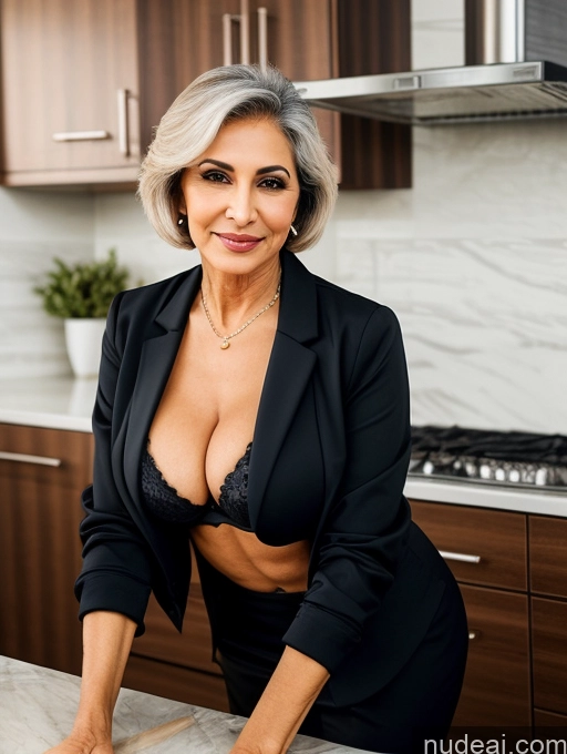 related ai porn images free for Milf Perfect Boobs Beautiful Perfect Body 70s Pixie Arabic Kitchen Bra Casual Jacket Professor Stylish Suit Cleavage Detailed Sexy Face