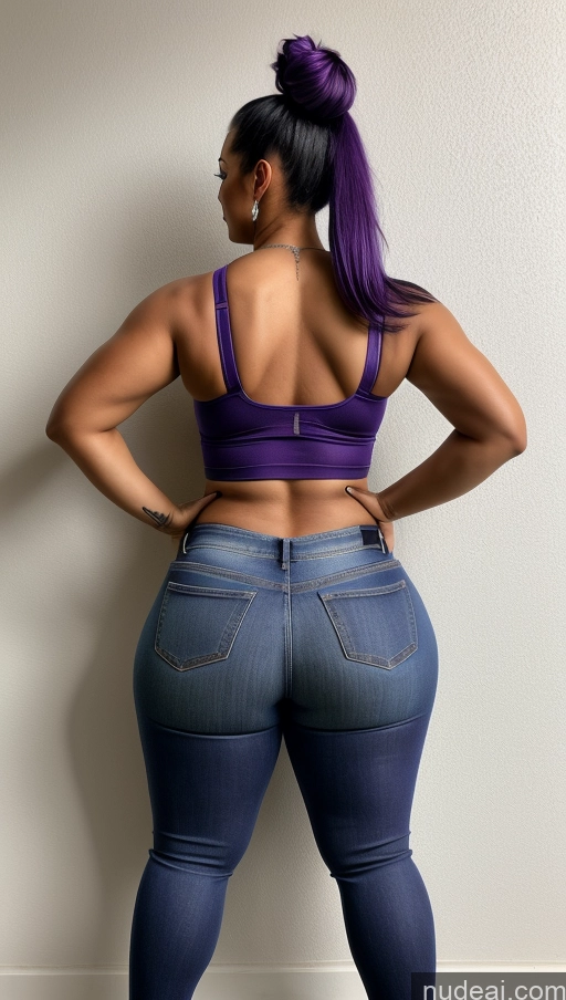 related ai porn images free for Athlete Big Hips Big Ass Jeans Purple Hair