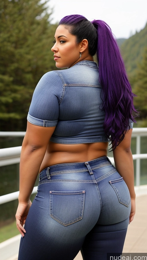 related ai porn images free for Athlete Big Ass Big Hips Jeans Purple Hair