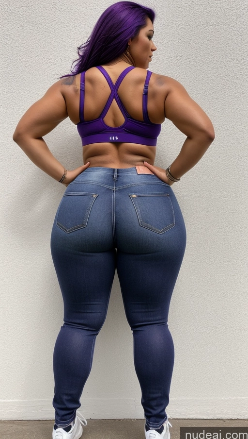 related ai porn images free for Athlete Big Ass Big Hips Jeans Purple Hair