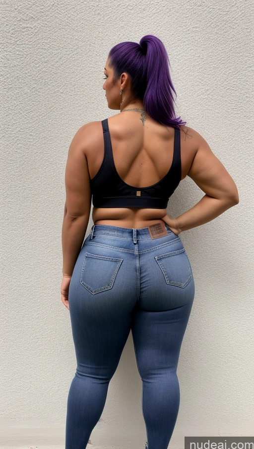 related ai porn images free for Athlete Big Ass Big Hips Jeans Purple Hair