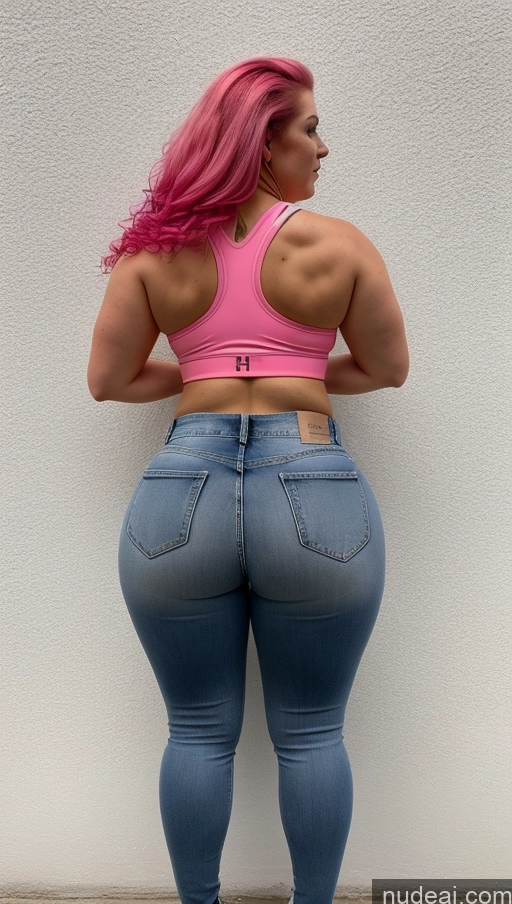 related ai porn images free for Athlete Big Ass Big Hips Jeans Pink Hair