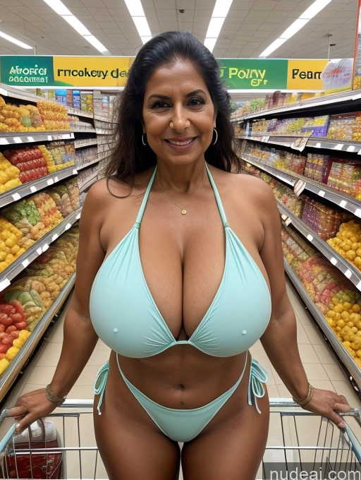 related ai porn images free for One Busty Huge Boobs Tanned Skin 70s Front View Microkini Thong Indian Grocery